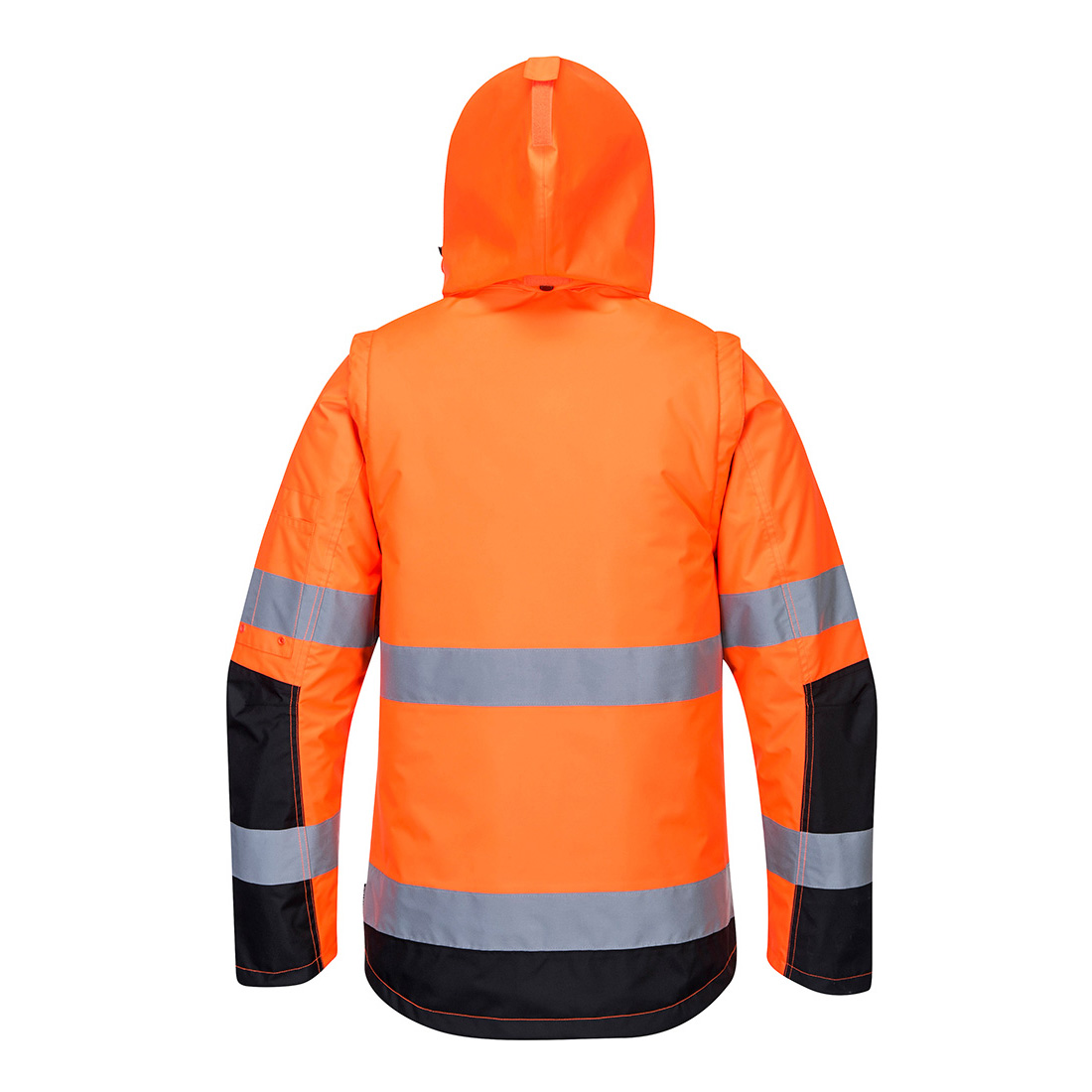 C469 Hi-Vis 3-in-1 Contrast Winter Pro Jacket Orange/Black