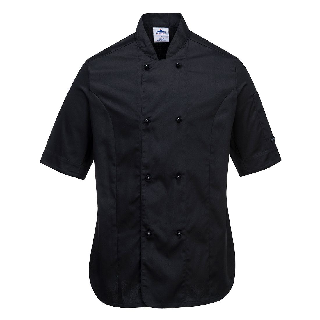 C737 Rachel Women’s Chefs Jacket S/S Black C737 Rachel Women’s Chefs Jacket S/S Black