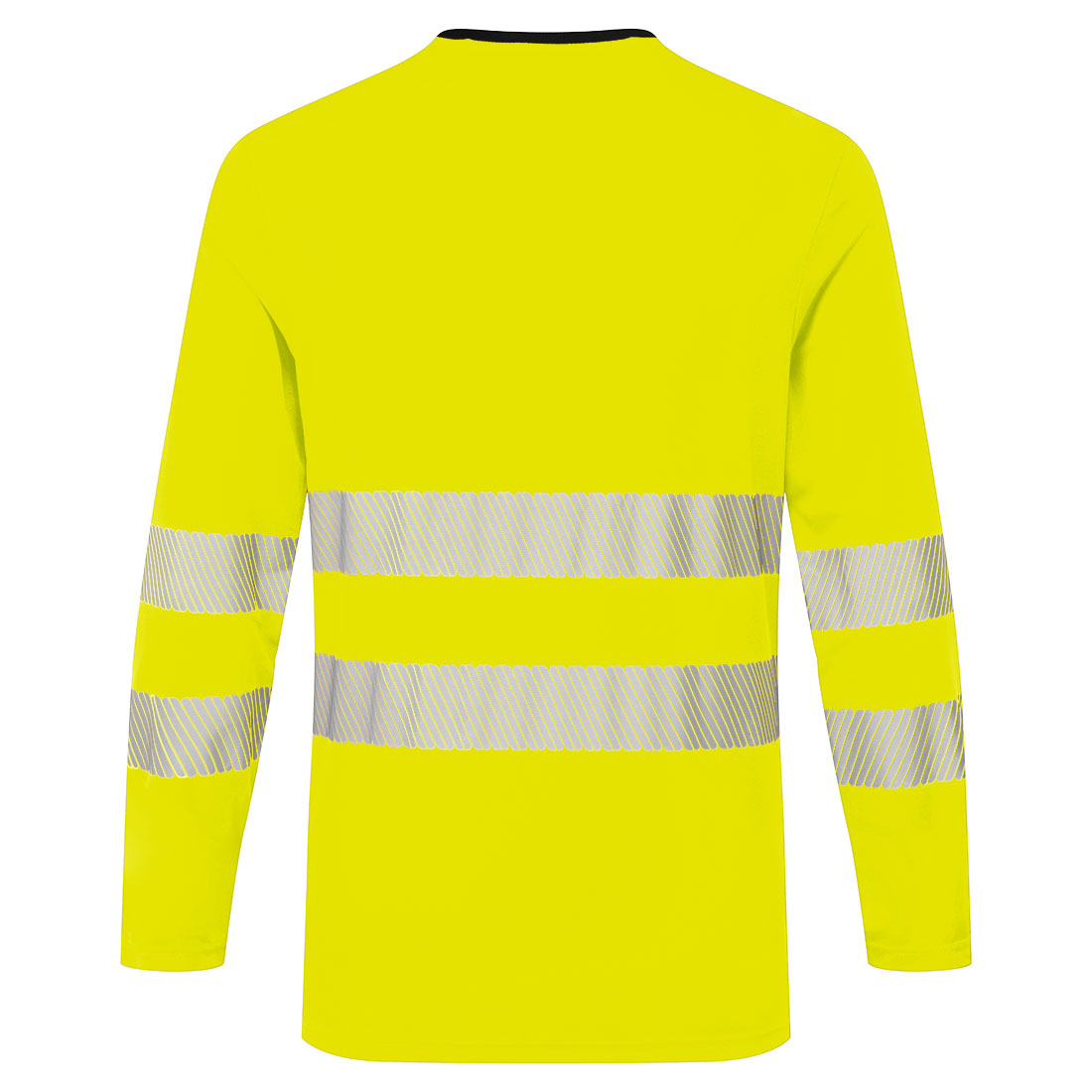 DX416 DX4 Hi-Vis T-Shirt L/S Yellow/Black