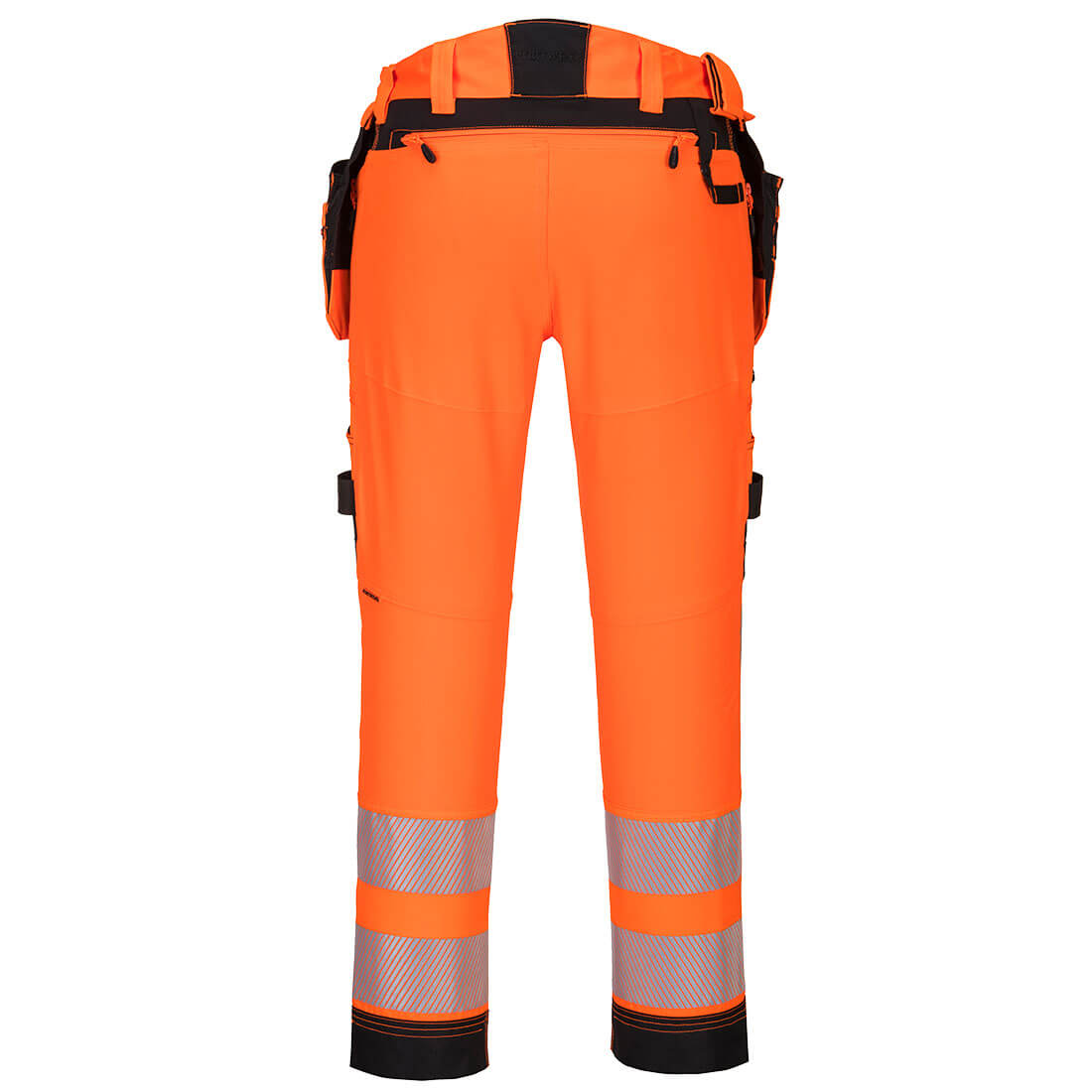 DX442 DX4 Hi-Vis Detachable Holster Pocket Trousers Orange/Black