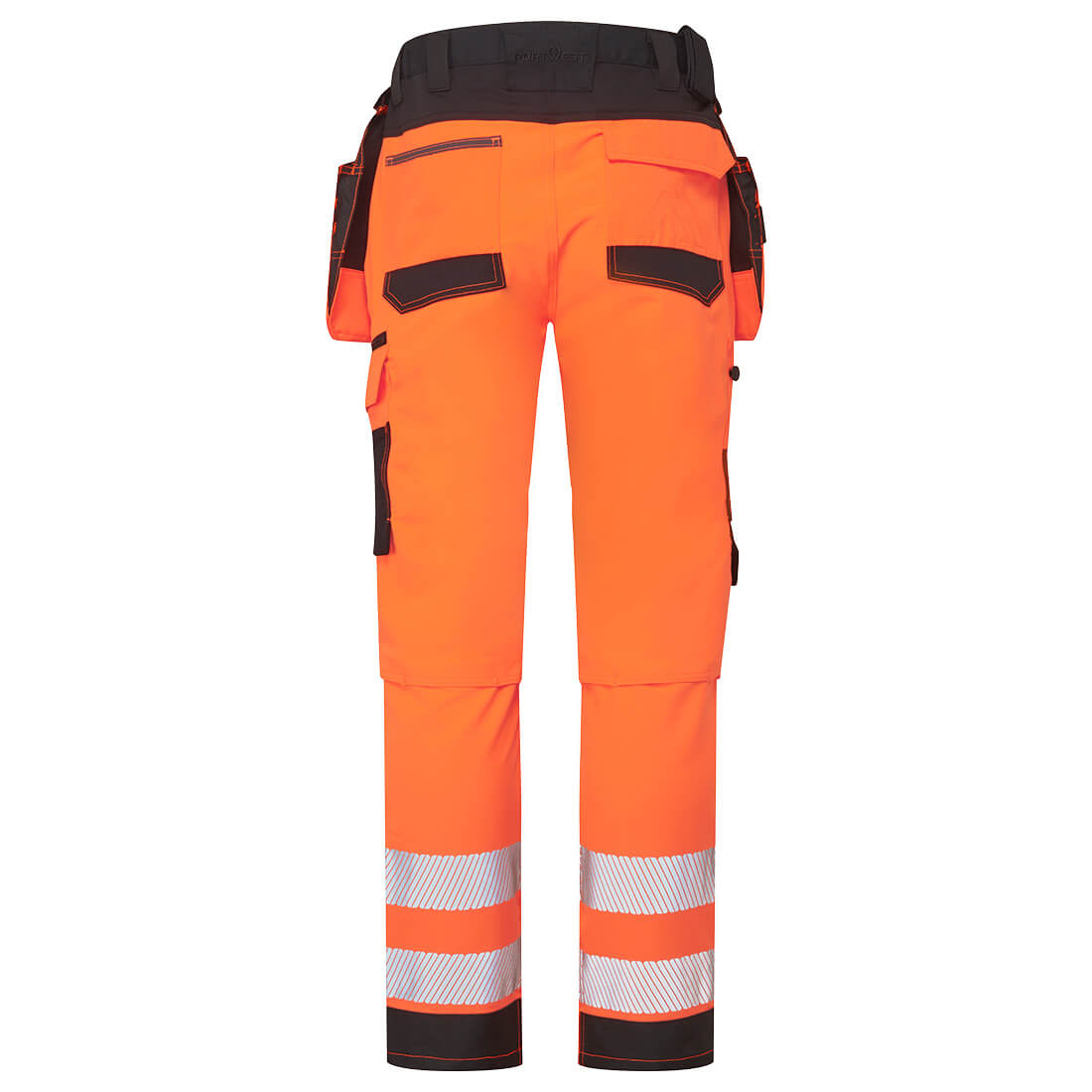 DX454 DX4 Hi-Vis Detachable Holster Pocket Craft Trousers Orange/Black