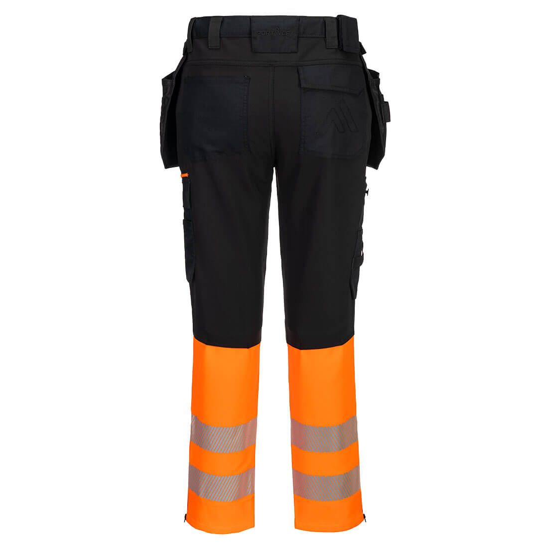 DX457 DX4 Hi-Vis Class 1 Detachable Holster Pocket Craft Trousers Orange/Black
