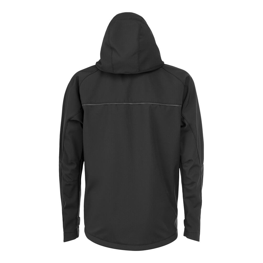 DX474 DX4 Hooded Softshell (3L) All Black