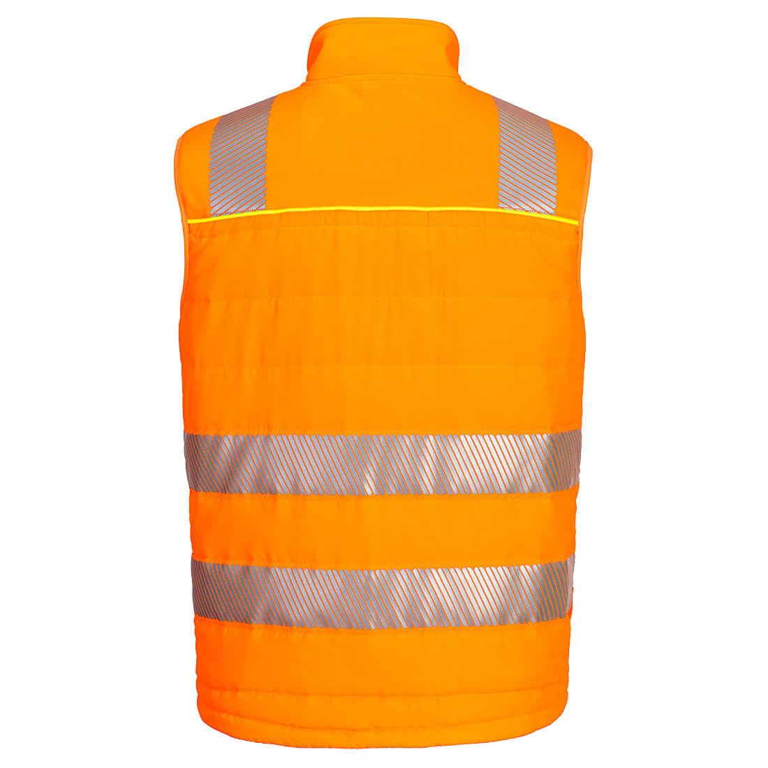 DX479 DX4 Hi-Vis Hybrid Baffle Bodywarmer Orange/Black