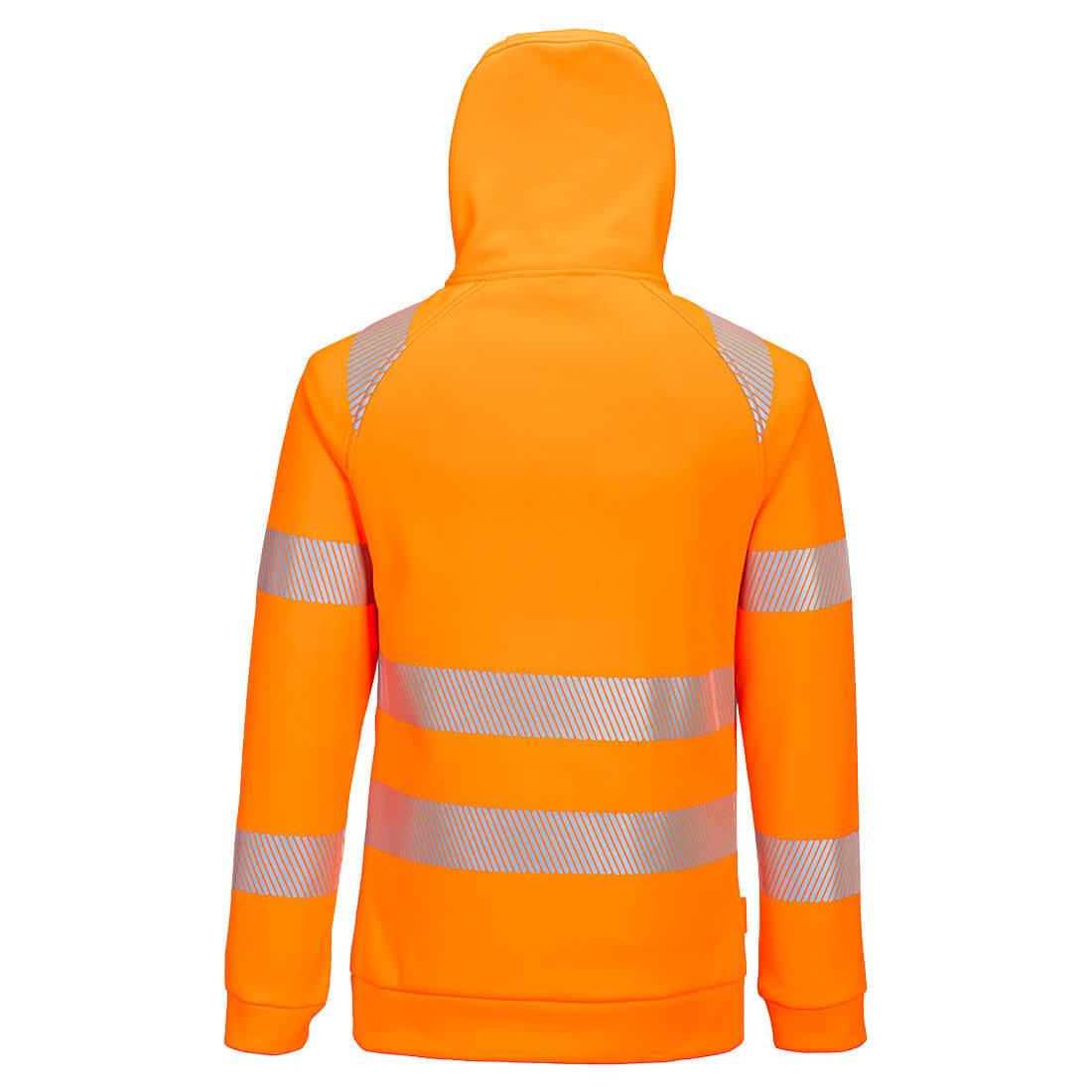 DX482 DX4 Hi-Vis 1/4 Zip Hoodie Orange/Black