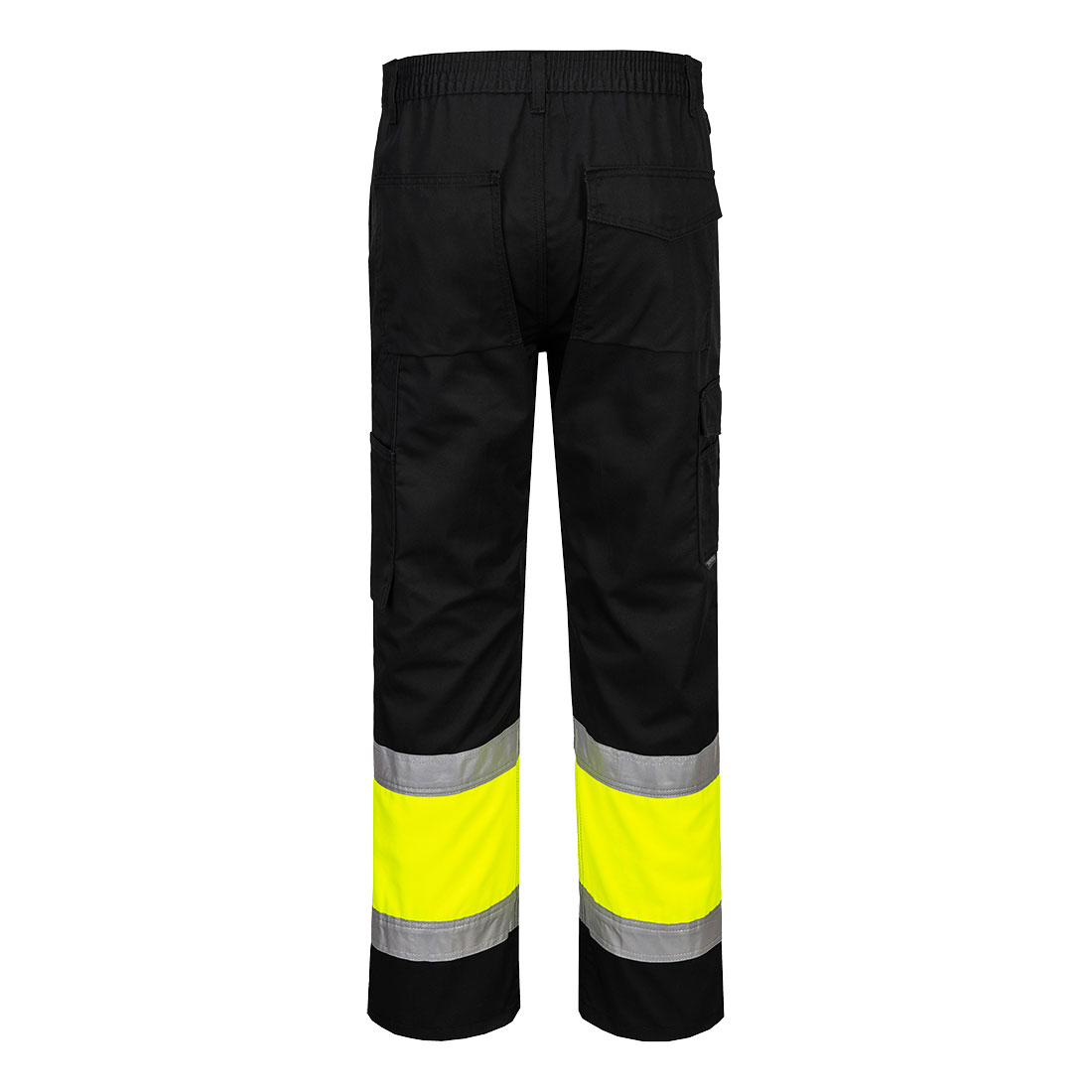 E049 Hi-Vis Contrast Class 1 Service Trousers Yellow/Black
