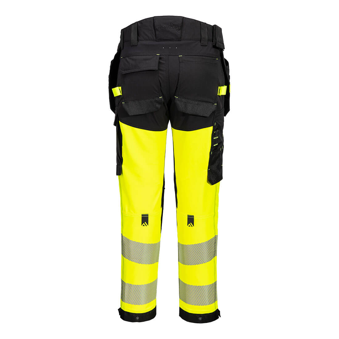 EV442 EV4 Hi-Vis Stretch Detachable Holster Class 1 Trousers Yellow/Black Tall