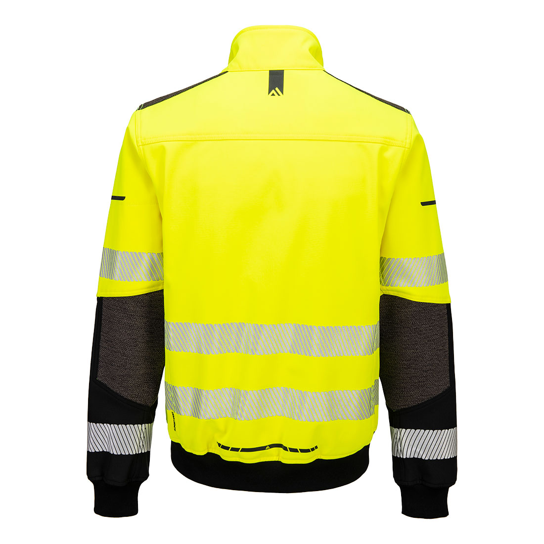 EV468 EV4 Hi-Vis Softshell Bomber (3L) Yellow/Black