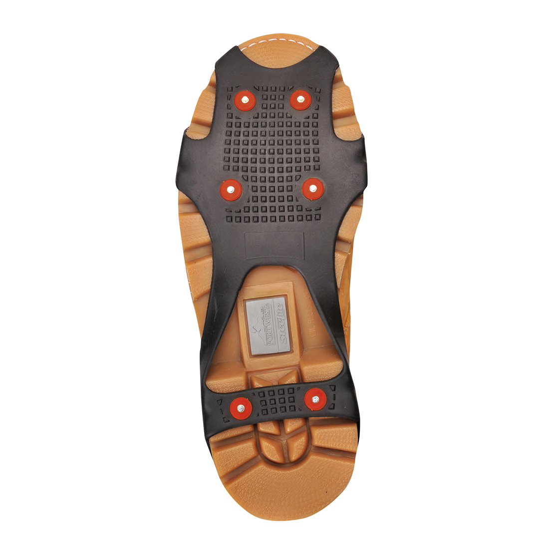 FC94 Non Slip Ice Grabber with steel spikes Black