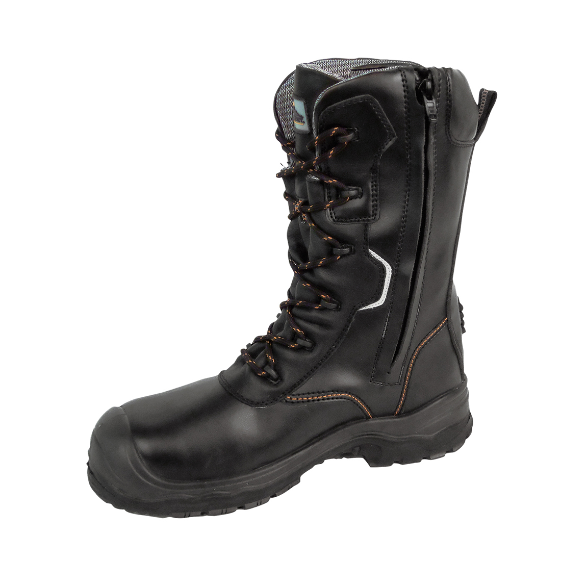 FD01 Composite Leather Traction Boot 10″ S7L ESD HRO CI FO Black