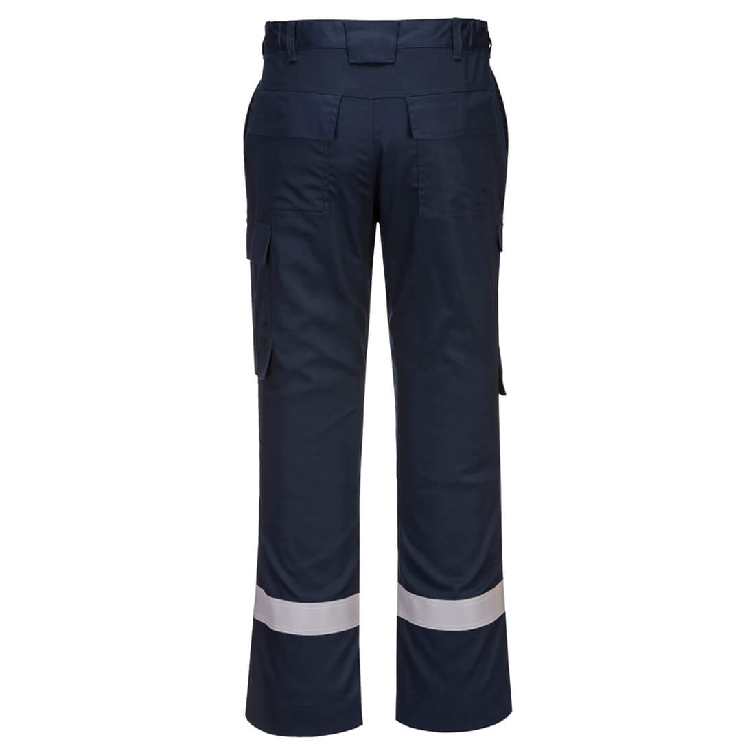 FR401 Bizflame Work Lightweight Stretch Panelled FR Trousers Navy