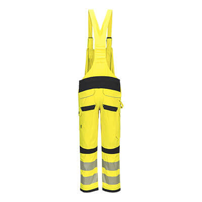 FR420 PW3 Modaflame Work Hi-Vis Multi-Norm FR Bib and Brace Yellow/Black