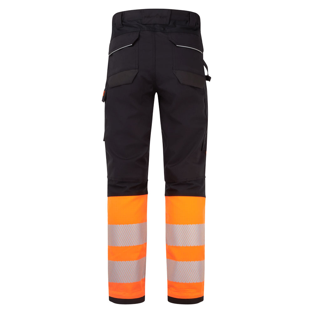 FR451 PW3 Modaflame Work HVO Class 1 FR Trousers Orange/Black
