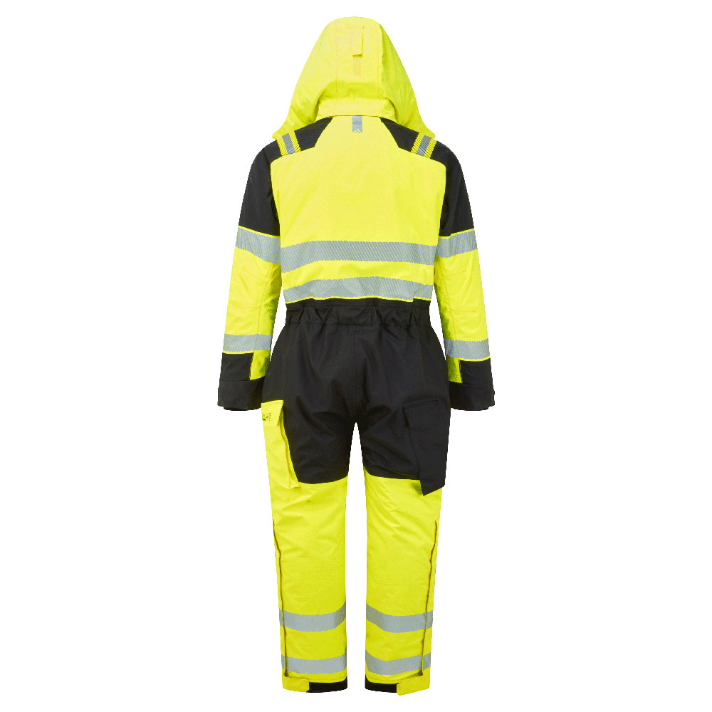 FR516 PW3 Modaflame Rain+ Hi-Vis Multi-Norm FR Winter Coverall Yellow/Black