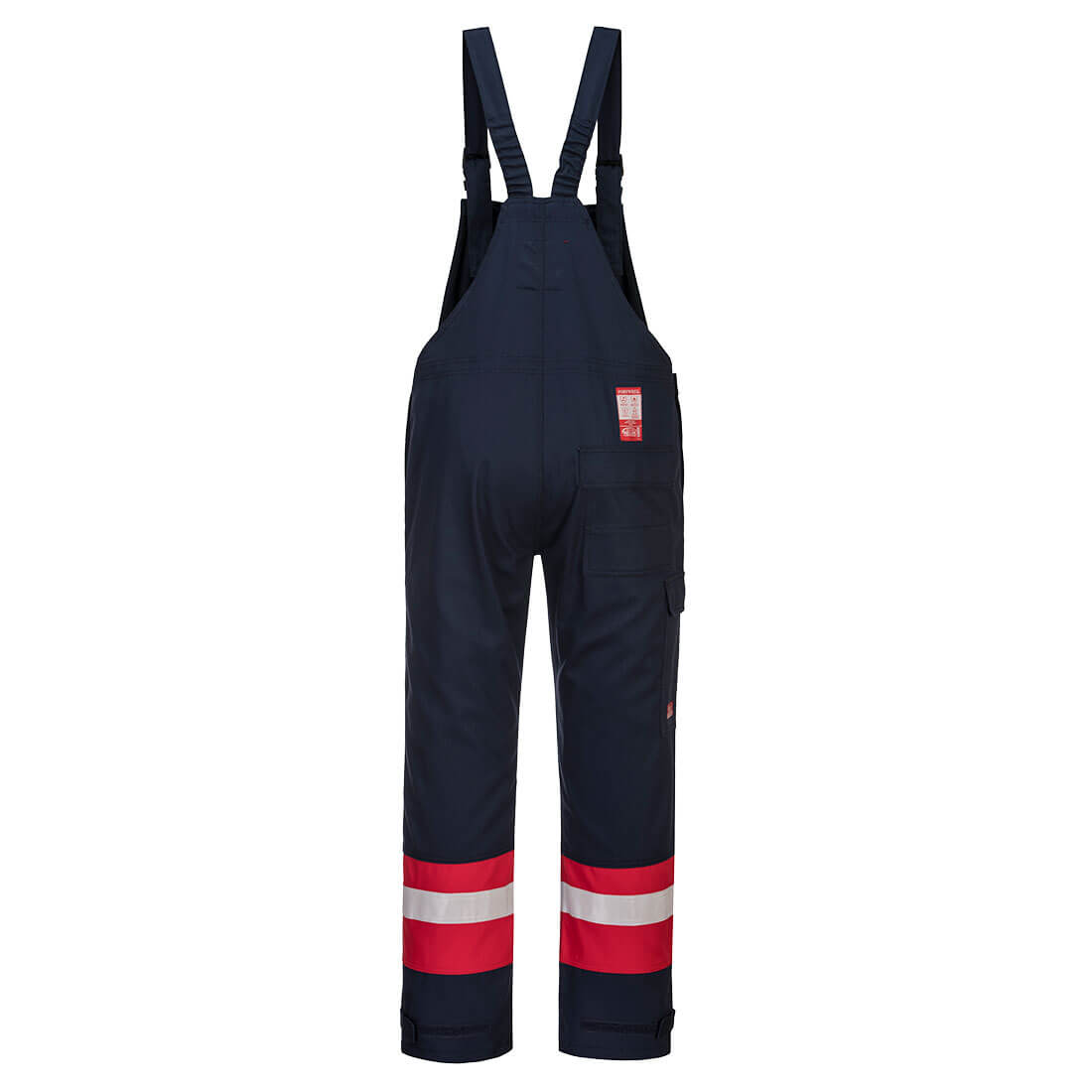 FR57 Bizflame Work Two Tone FR Bib and Brace Navy