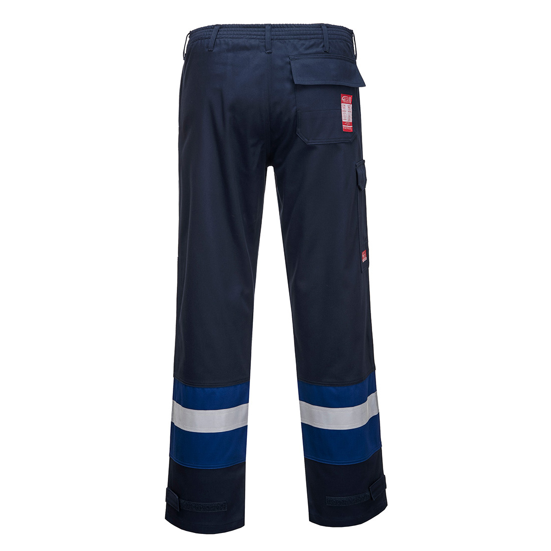 FR56 Bizflame Work Two Tone FR Trousers Navy/Royal