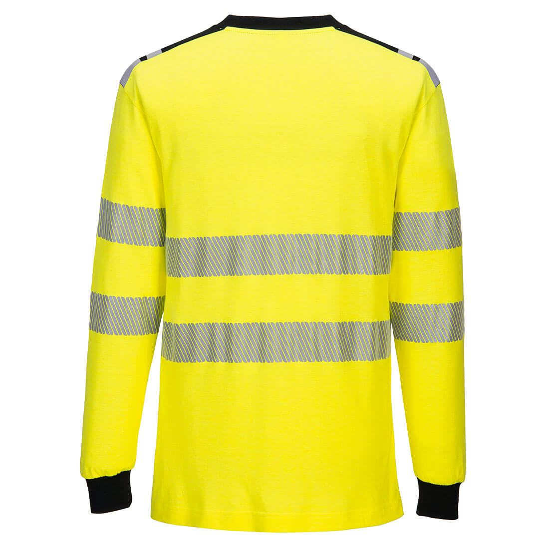 FR701 PW3 Modaflame Knit Hi-Vis FR Long Sleeve T-Shirt Yellow/Black