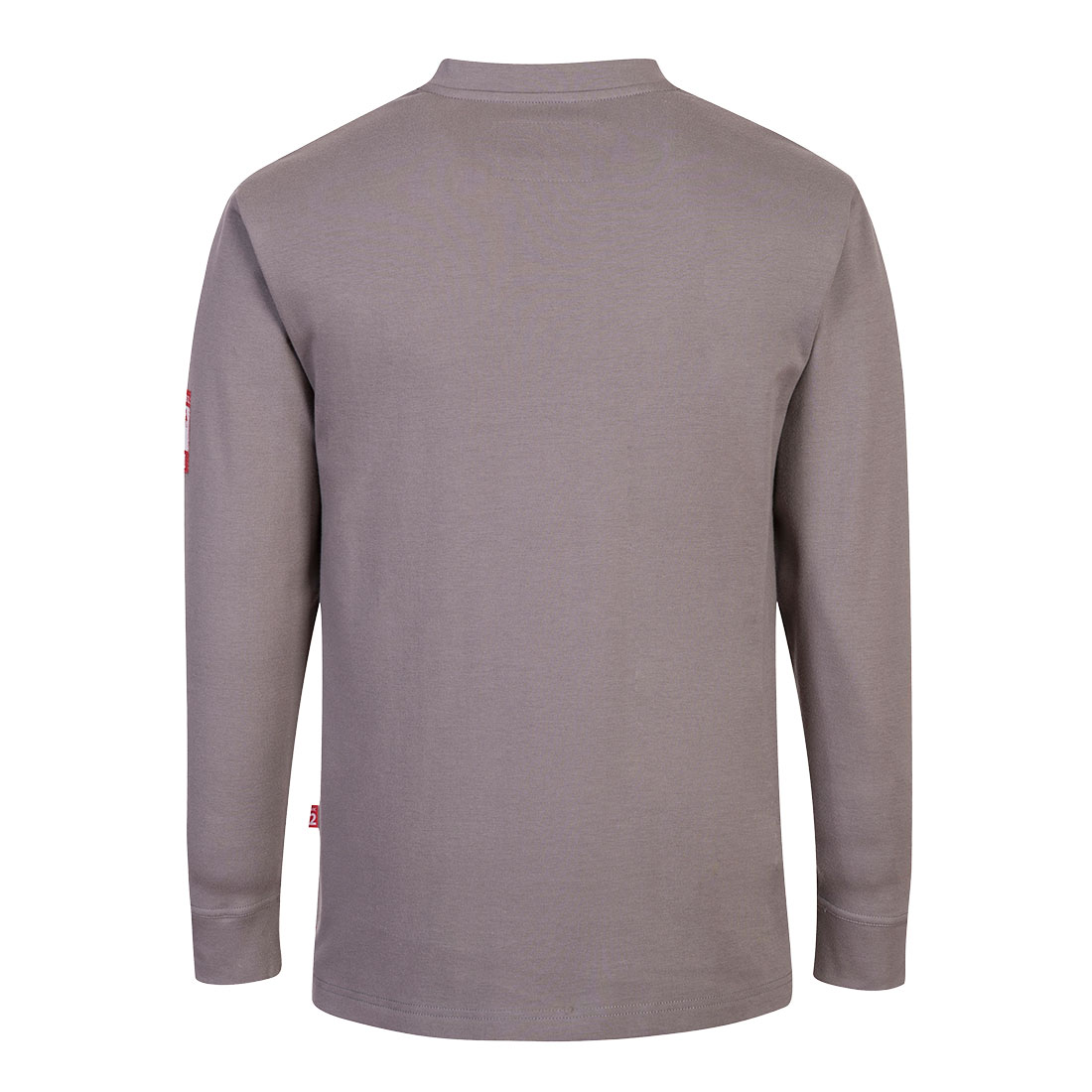 FR32 Bizflame Knit FR Long Sleeve Henley Grey