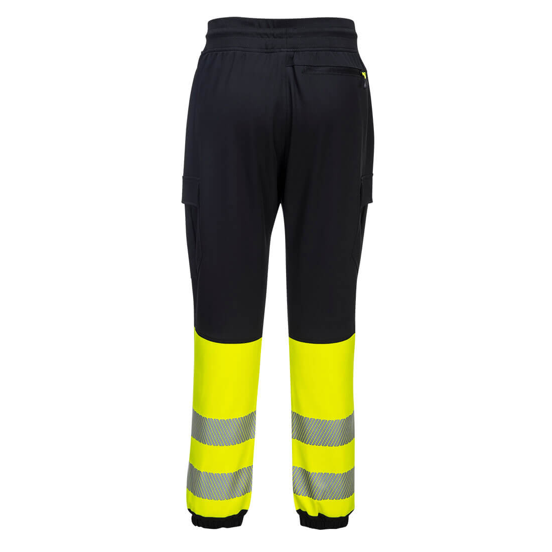 KX341 PW3 Hi-Vis Flexi Class 1 Joggers Black/Yellow