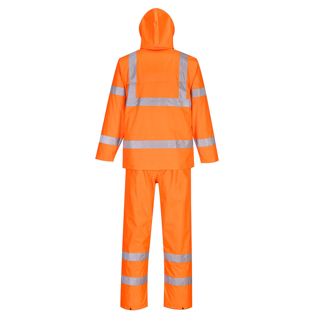 H448 Hi-Vis Rain Suit Orange