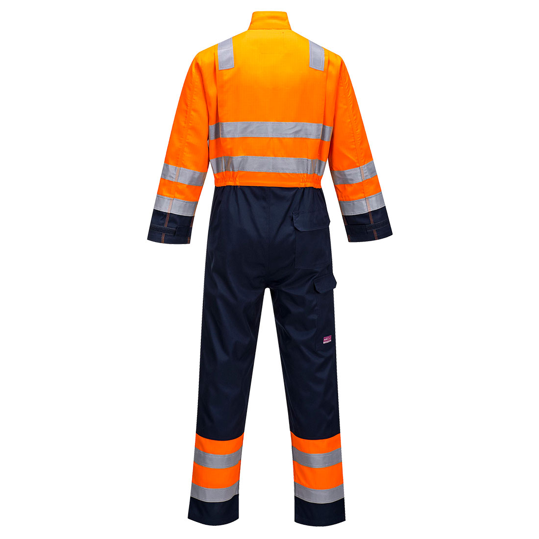 MV29 Modaflame Work HVO Multi-Norm Contrast Coverall Orange/Navy