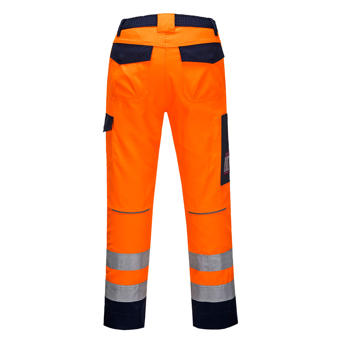 MV36 Modaflame Work HVO Multi-Norm Contrast Trousers Orange/Navy
