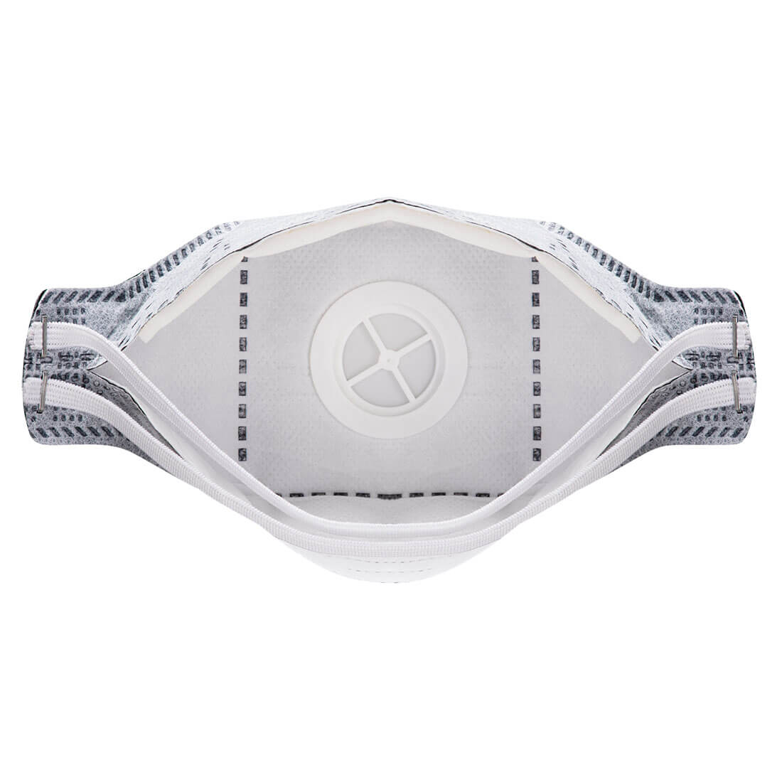 P392 EAGLE FFP3 Valved Carbon Fold Flat Respirator (Pk10) White