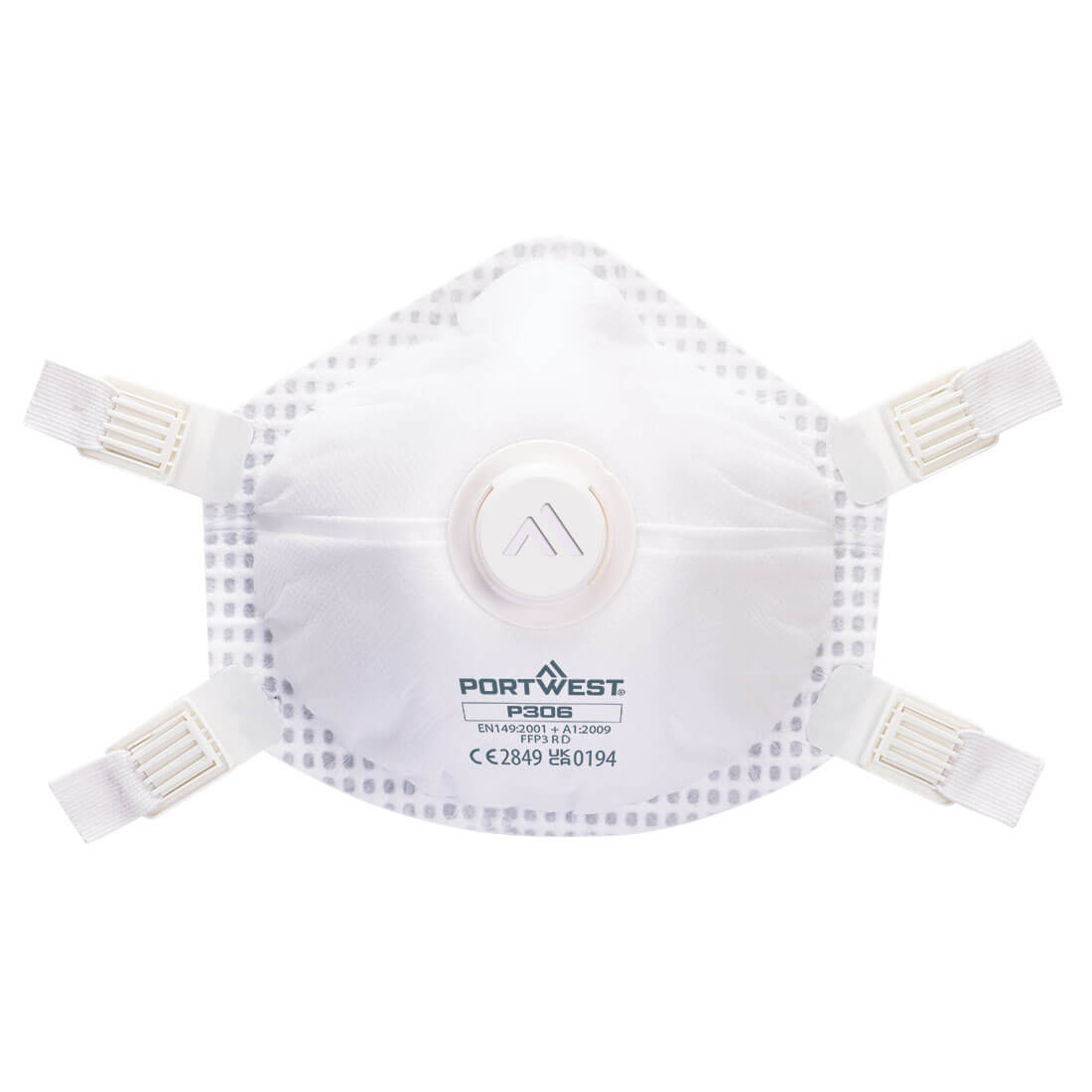 P306 FFP3 Ultimate Valved Reusable Respirator (Pk5) White