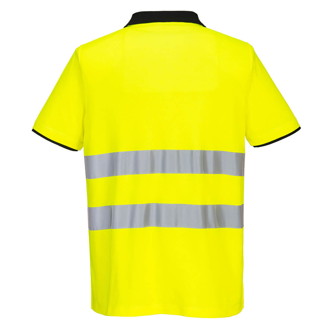 PW212 PW2 Hi-Vis Cotton Comfort Polo Shirt S/S Yellow/Black