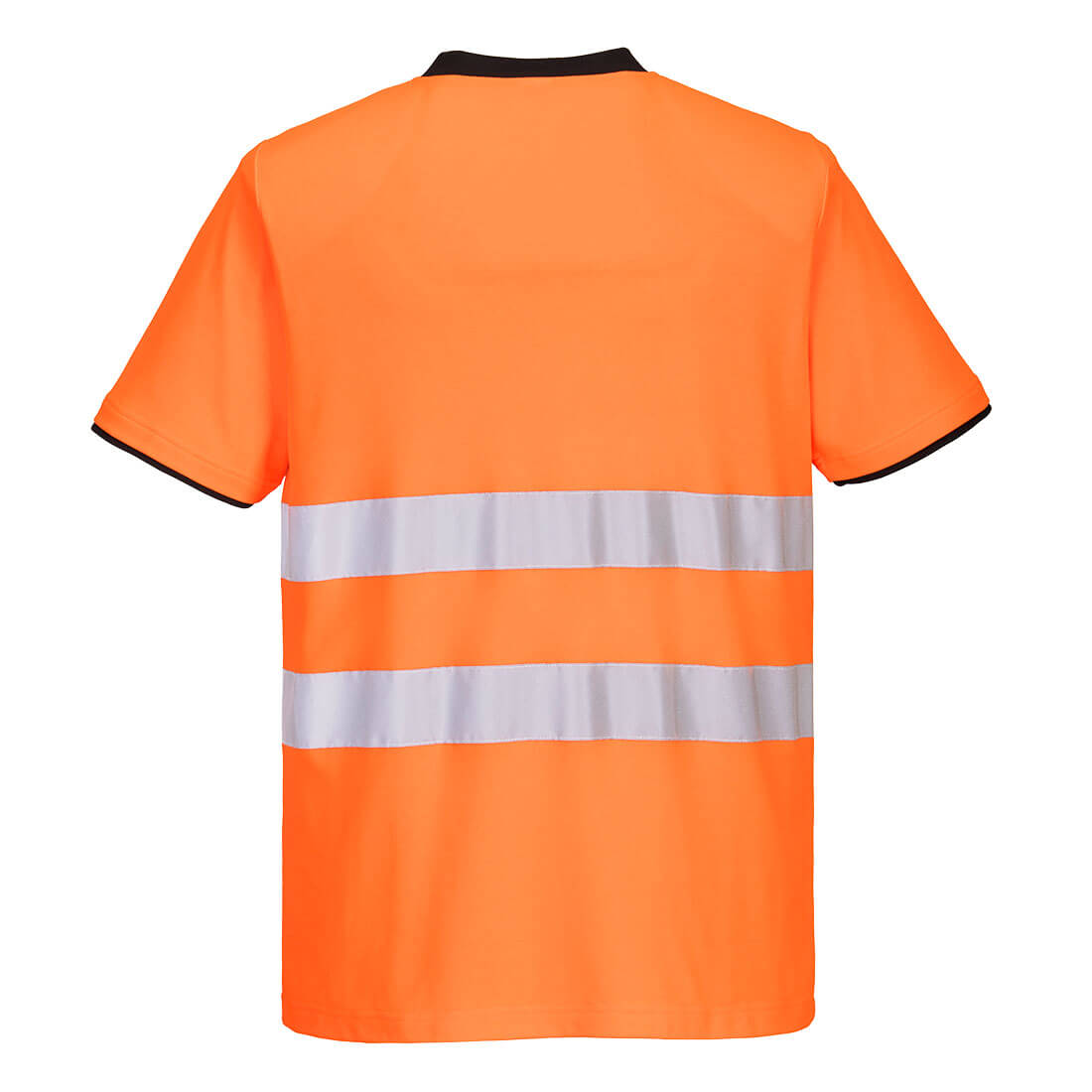 PW213 PW2 Hi-Vis Cotton Comfort T-Shirt S/S Orange/Black