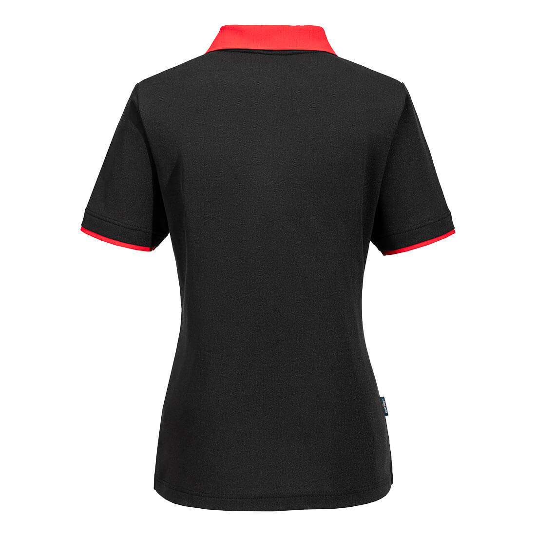 PW219 PW2 Women’s Polo Shirt S/S Black/Red