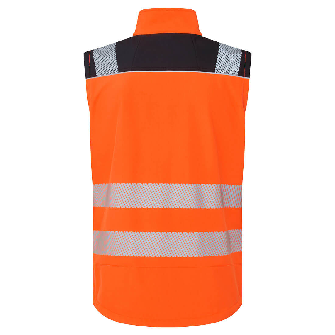 PW325 PW3 Hi-Vis Softshell Gilet (3L) Orange/Black