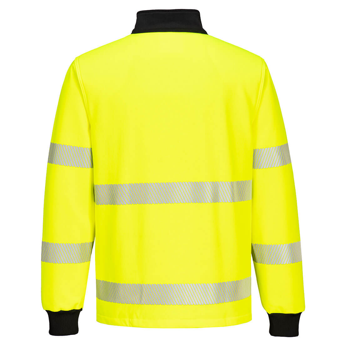 PW326 PW3 Hi-Vis 1/4 Zip Sweatshirt Yellow/Black