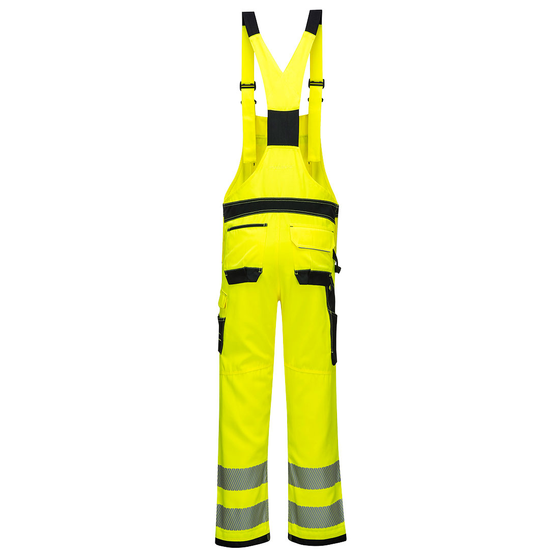 PW344 PW3 Hi-Vis Bib and Brace Yellow/Black