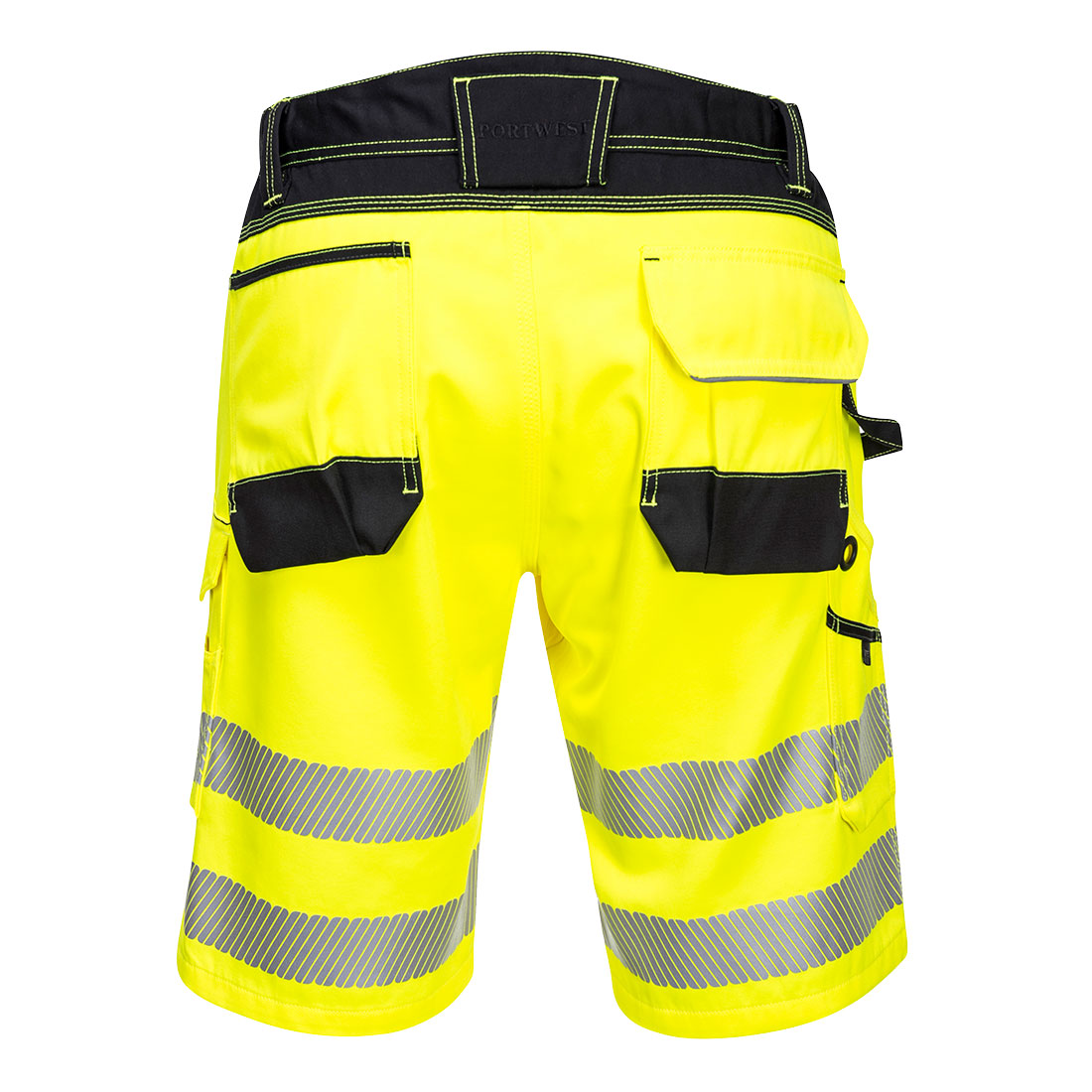PW348 PW3 Hi-Vis Shorts Yellow/Black