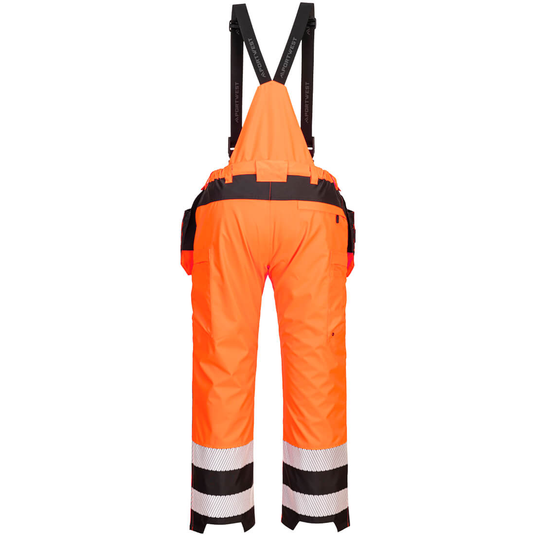 PW356 PW3 Hi-Vis Rain Trousers Orange/Black