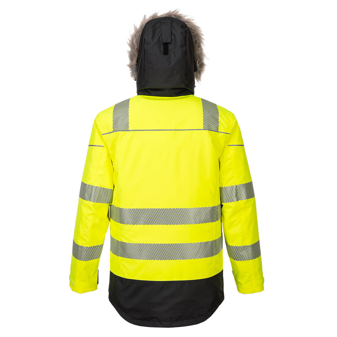 PW369 PW3 Hi-Vis Winter Parka Jacket Yellow/Black