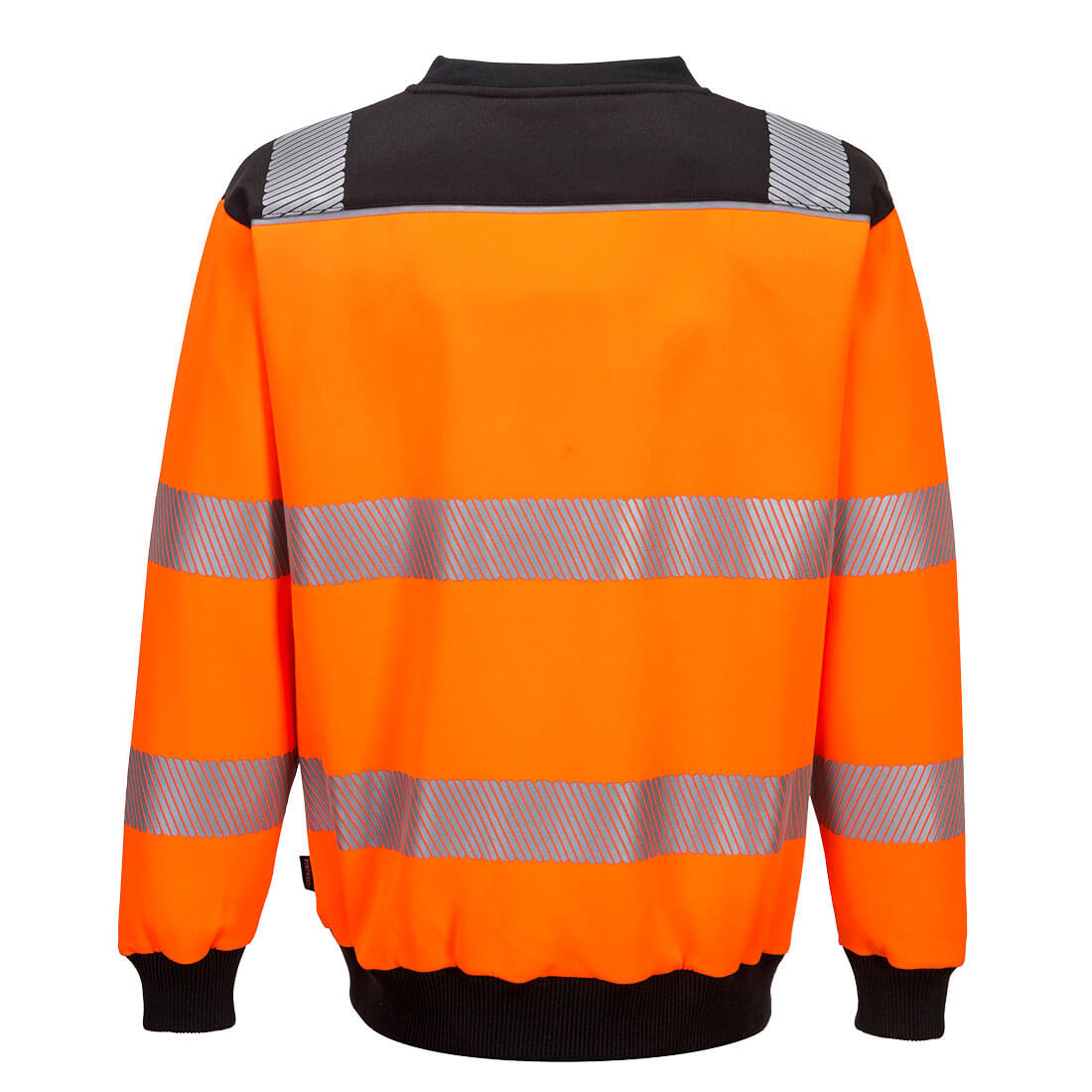 PW379 PW3 Hi-Vis Sweatshirt Orange/Black