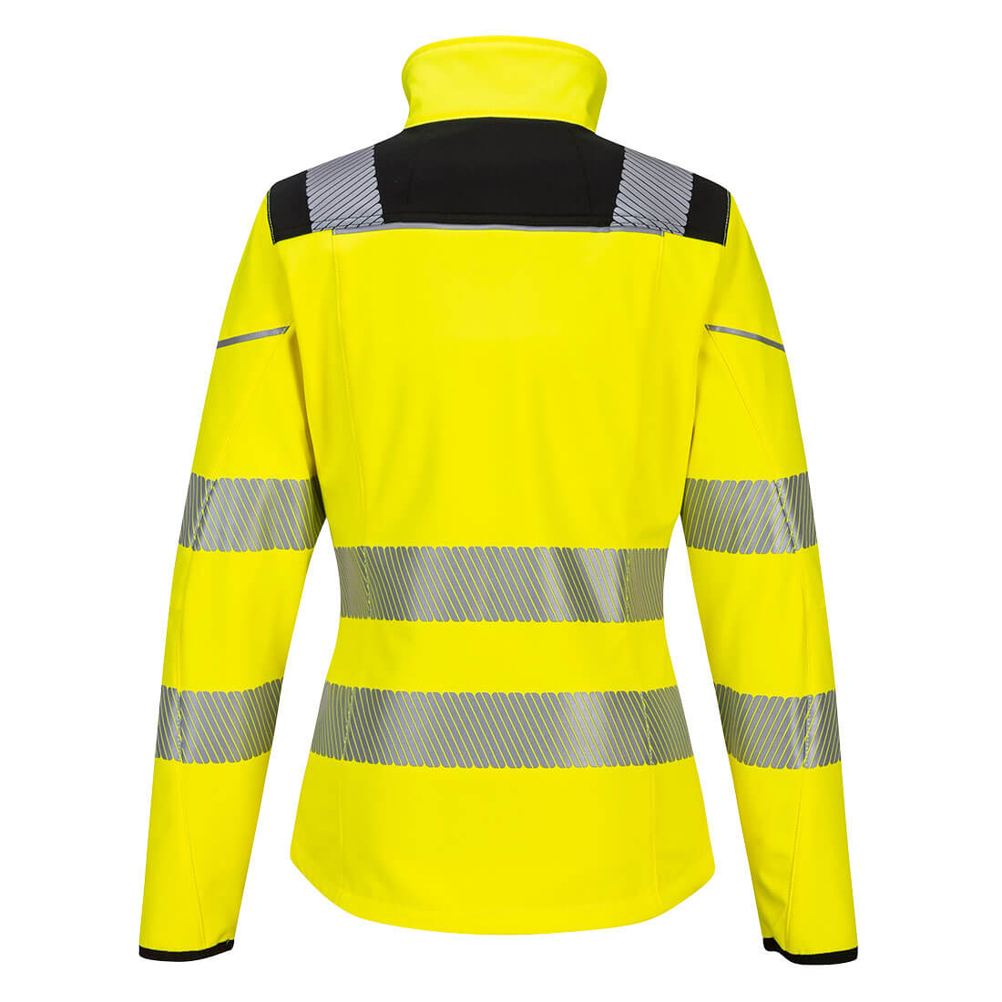 PW381 PW3 Hi-Vis Women’s Softshell (3L) Yellow/Black