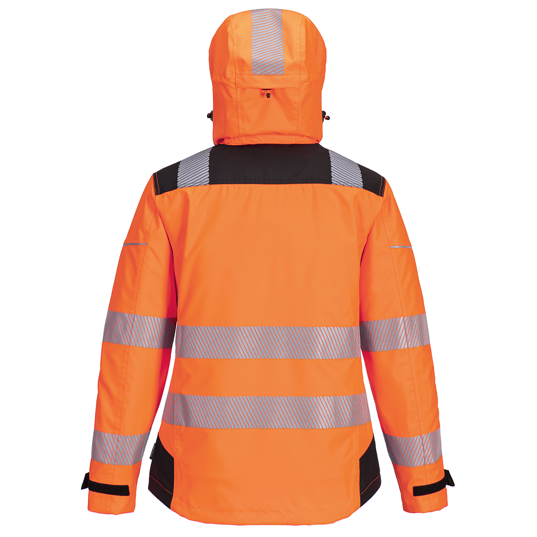 PW389 PW3 Hi-Vis Women’s Rain Jacket Orange/Black