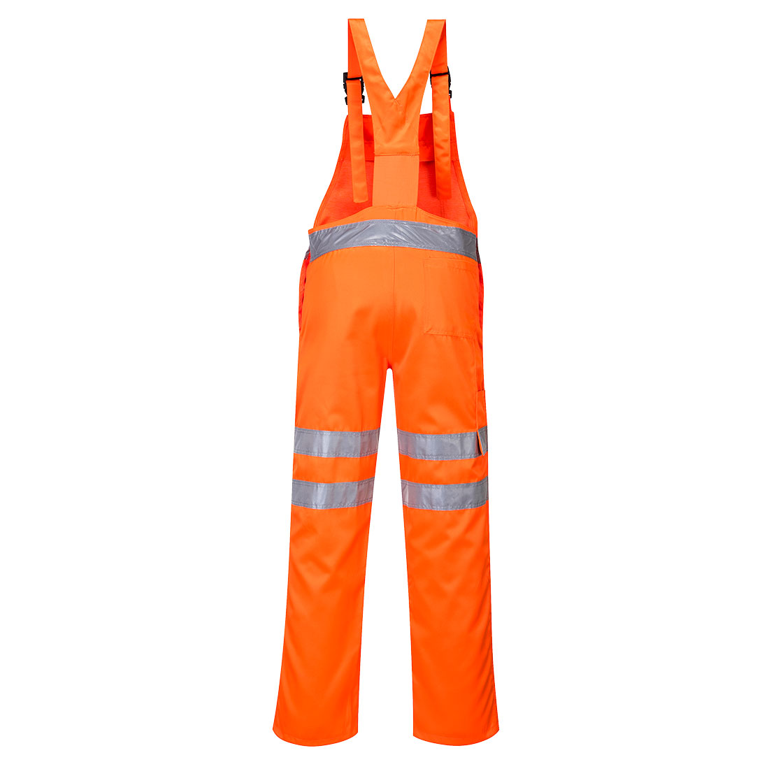 RT43 Hi-Vis Polycotton Service Bib and Brace Orange
