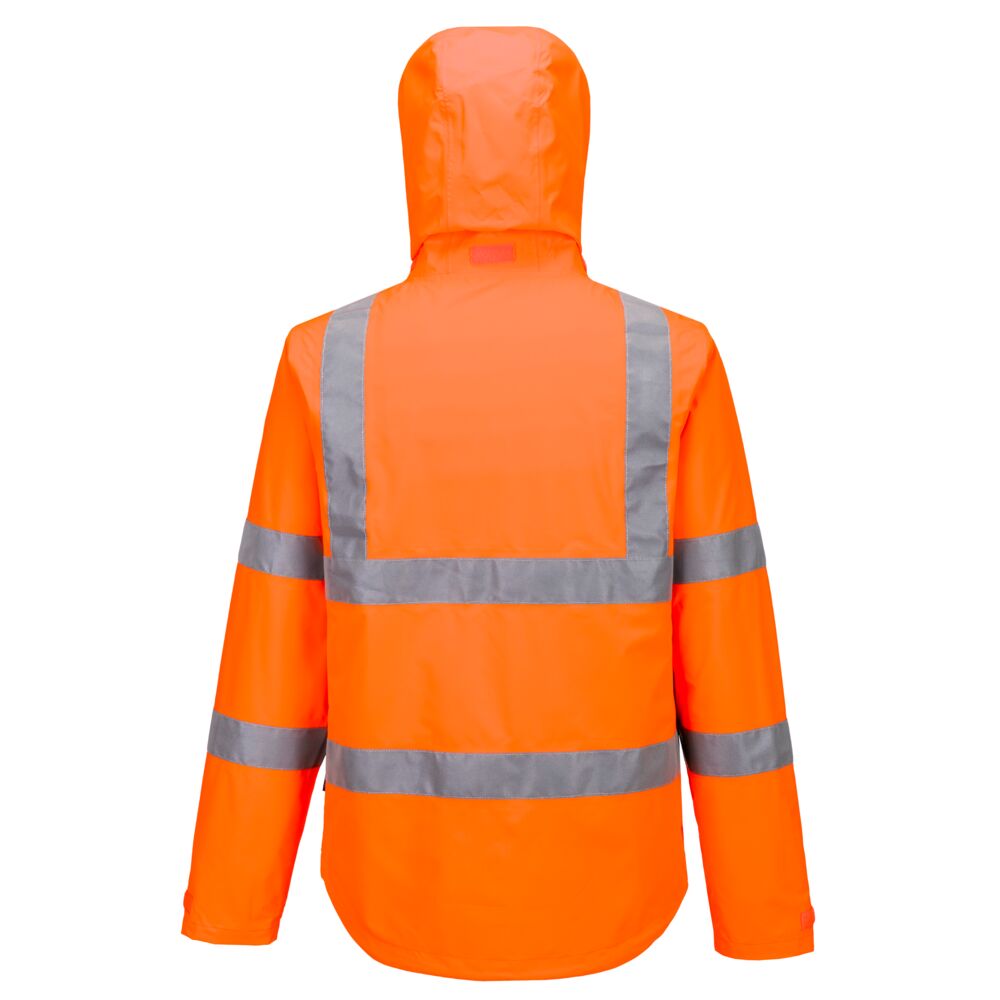 S164 Hi-Vis Lightweight Packable Jacket Orange