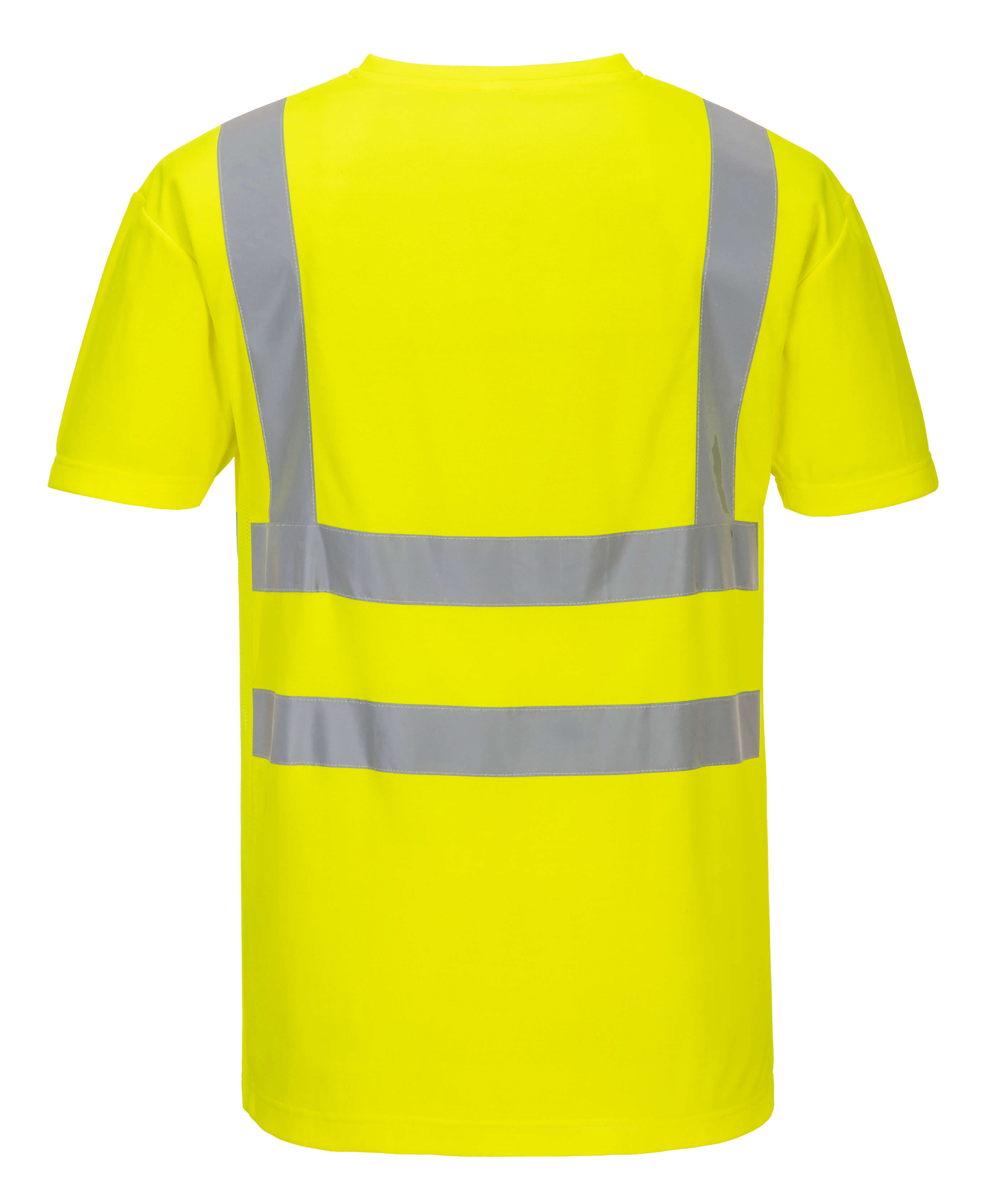 S179 Hi-Vis Cotton Comfort Mesh Insert T-Shirt S/S  Yellow