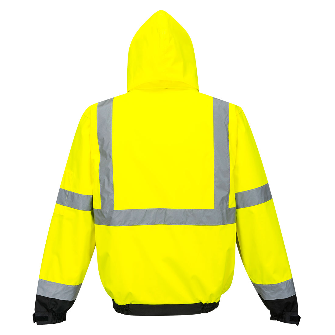 S365 Hi-Vis 3-in-1 Contrast Premium Bomber Jacket  Yellow/Black