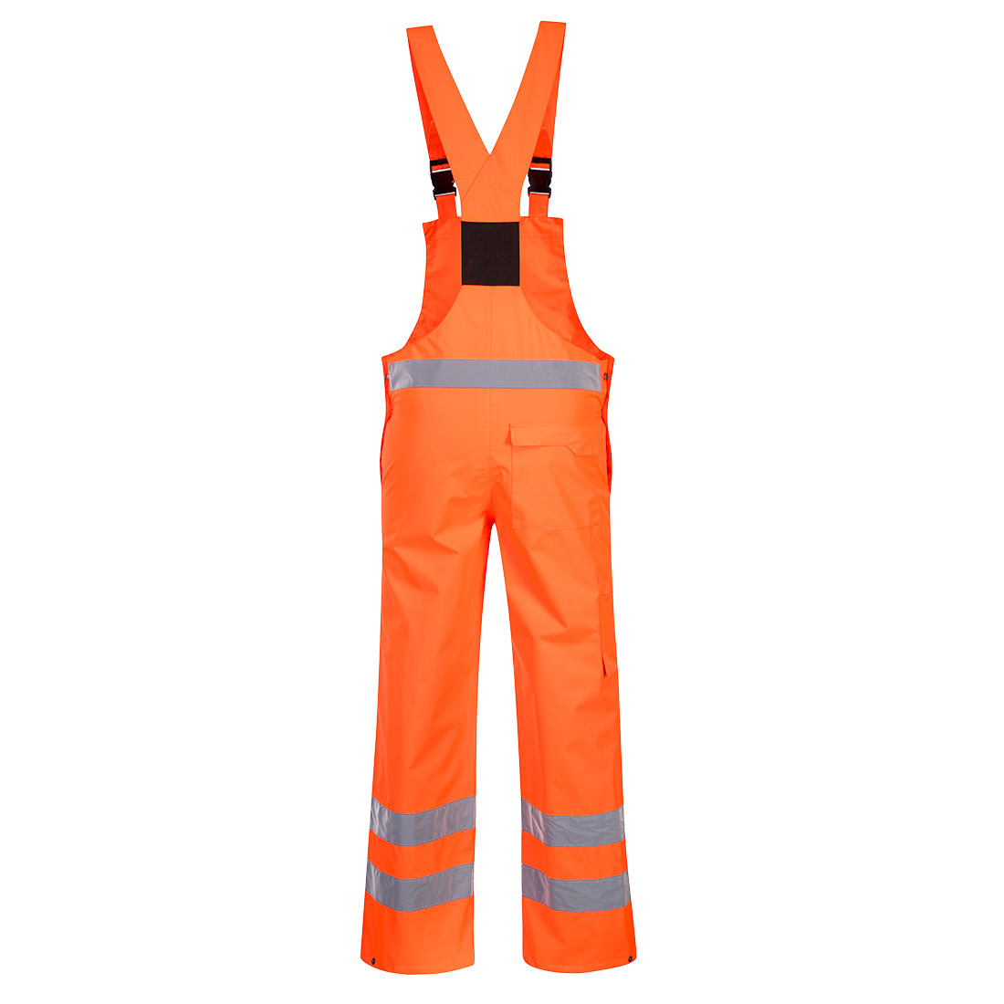S388 Hi-Vis Breathable Rain Bib and Brace Orange