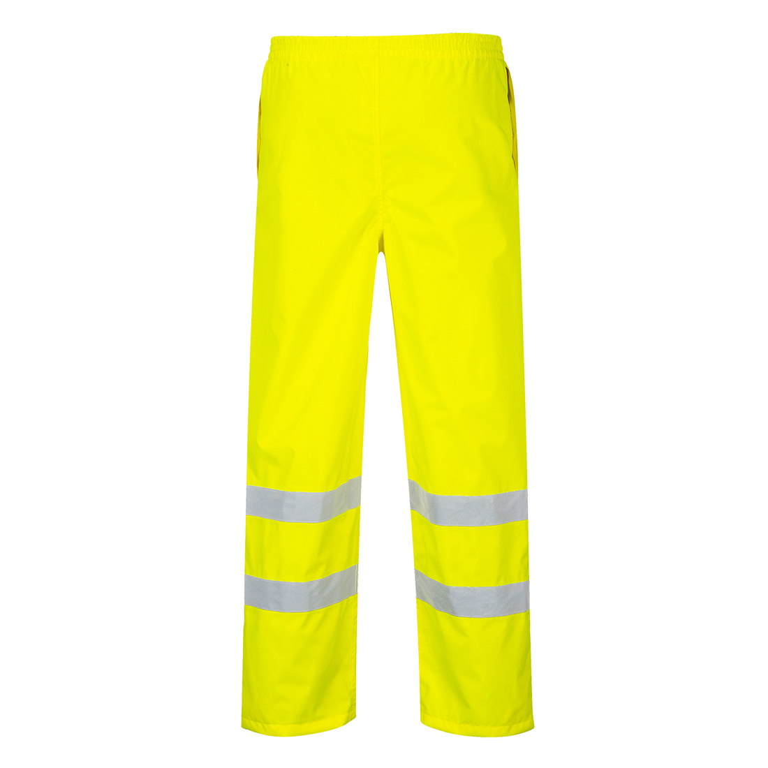 S487 Hi-Vis Breathable Rain Trousers Yellow