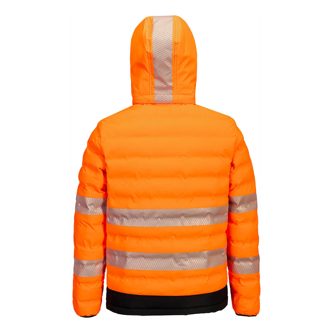 S548 Hi-Vis Ultrasonic Heated Tunnel Jacket Orange/Black