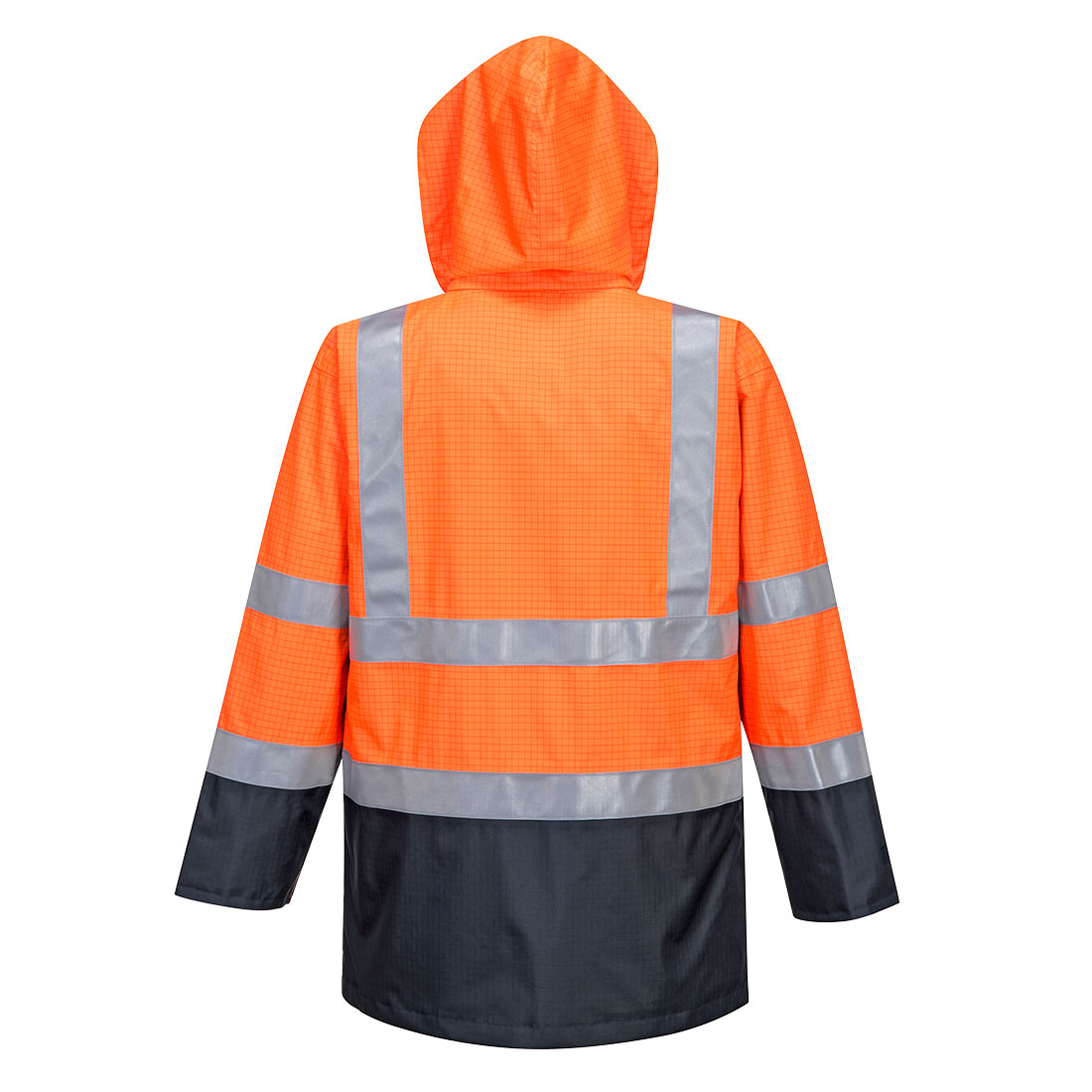 S779 Bizflame Rain Hi-Vis Constrast FR Jacket Orange/Navy