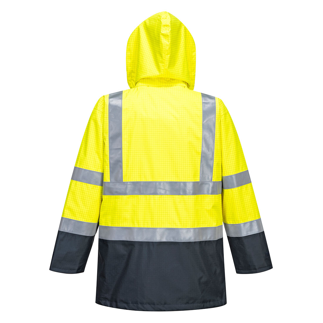 S779 Bizflame Rain Hi-Vis Constrast FR Jacket Yellow/Navy