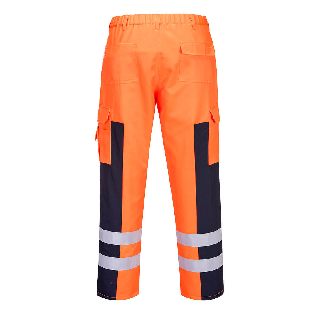 S919 Hi-Vis Ballistic Service Trousers Orange/Navy